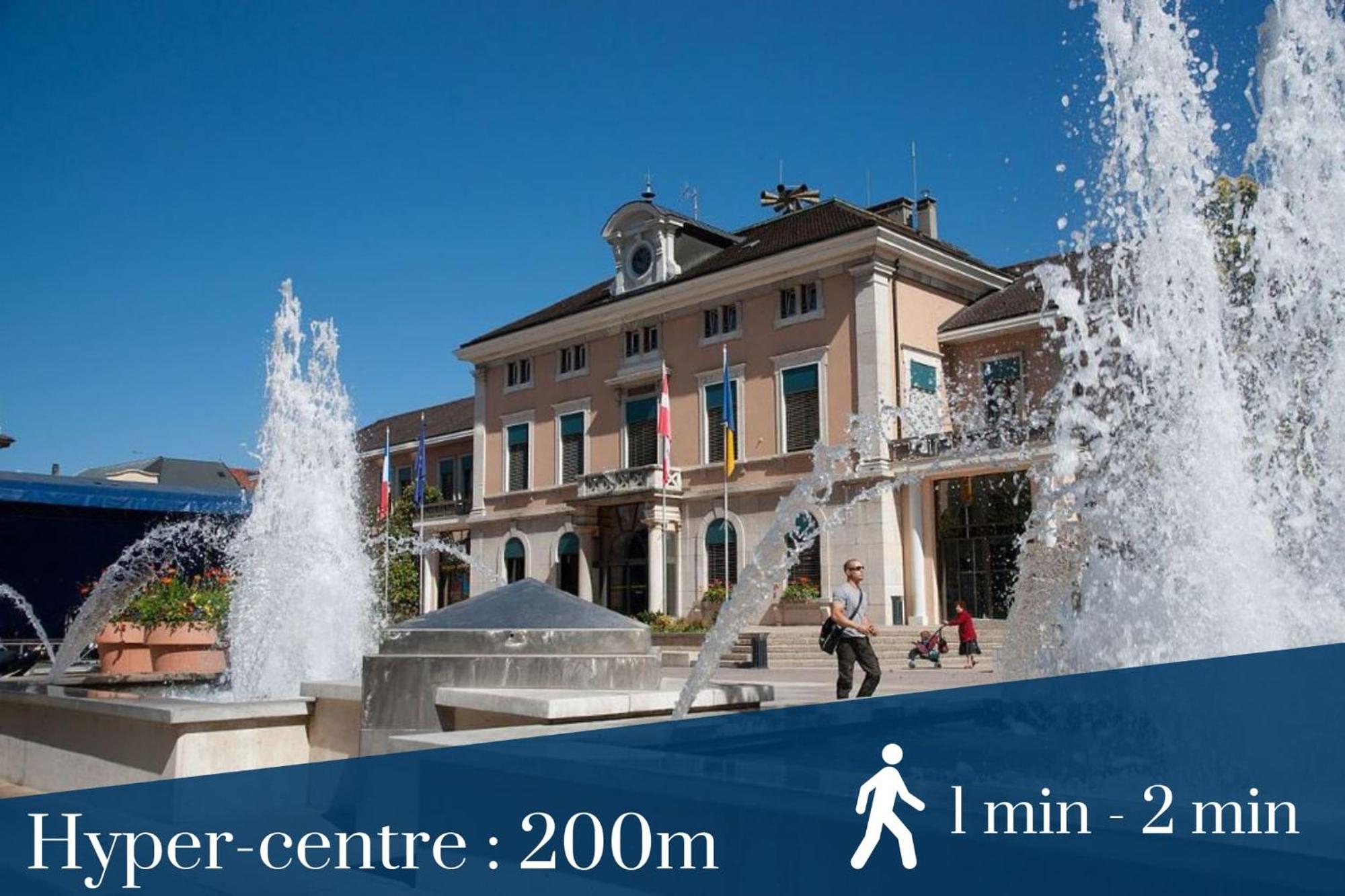 HOMEY SUPERCHILL - Appartement moderne et tout équipé - Netflix et WiFi inclus - Situé en Hyper-centre - Proche Genève Annemasse Exterior foto